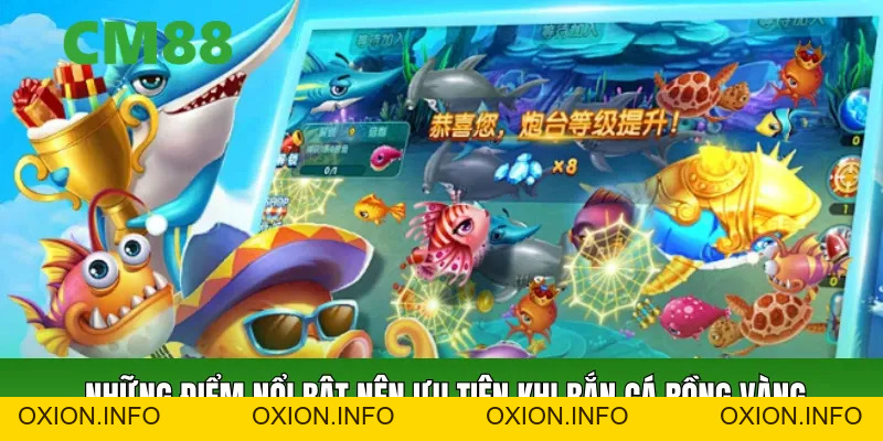Bắn Cá Rồng Vàng – Săn Cá Siêu Tốc, Thưởng Lớn Mỗi Ván - OXION.INFO