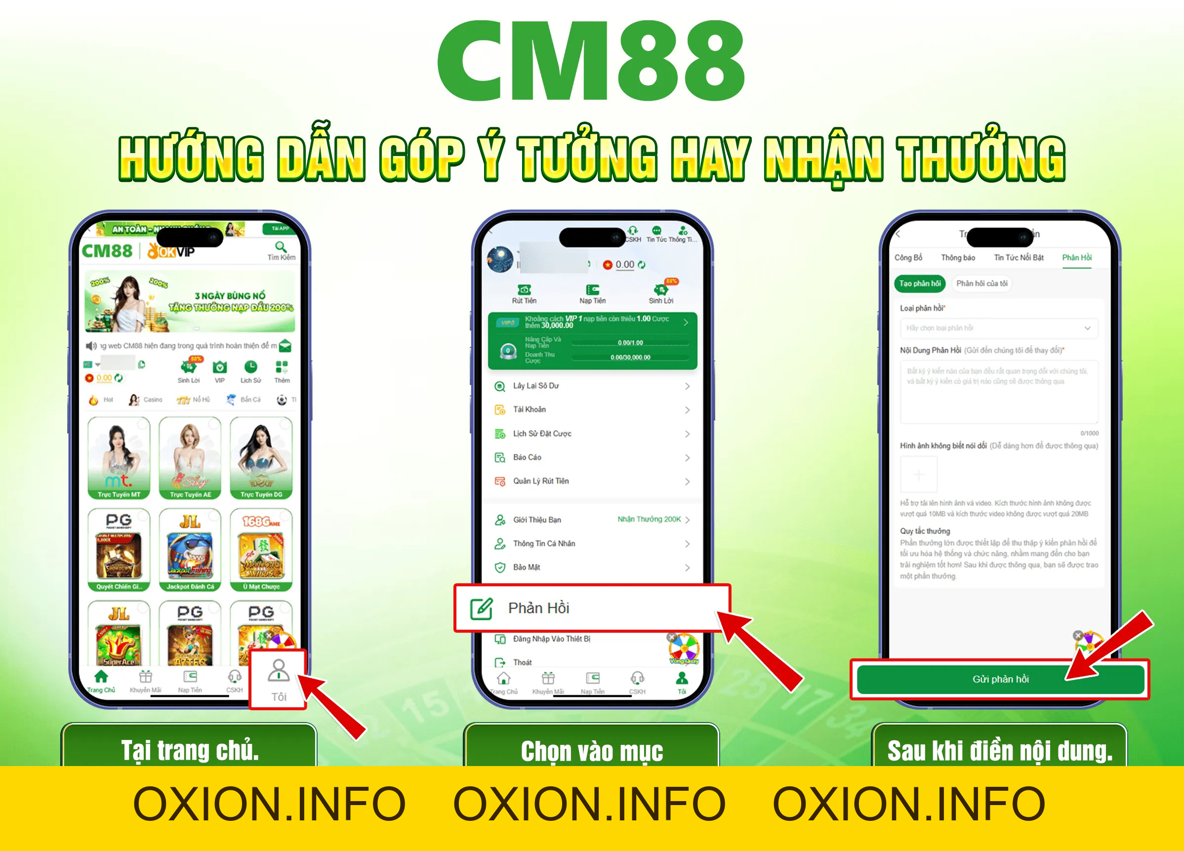Nêu Ý Tưởng Hay CM88 – Cơ Hội Nhận Thưởng Đến 10.000 Điểm - OXION.INFO