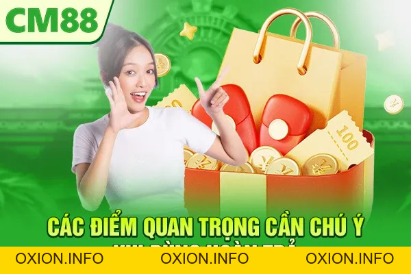 Khuyến Mãi Hoàn Trả CM88 – Nhà Cái Hoàn Vốn Không Giới Hạn - OXION.INFO